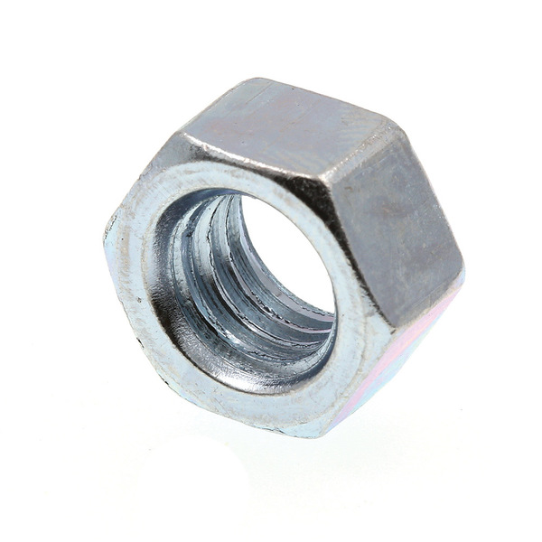 Prime-Line Hex Nut, 3/8"-16, Steel, Grade A, Zinc Plated, 100 PK 9073451